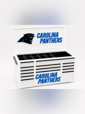 Carolina Panthers Mini Toolbox Pen And Trinket Holder Desk Top Organizer